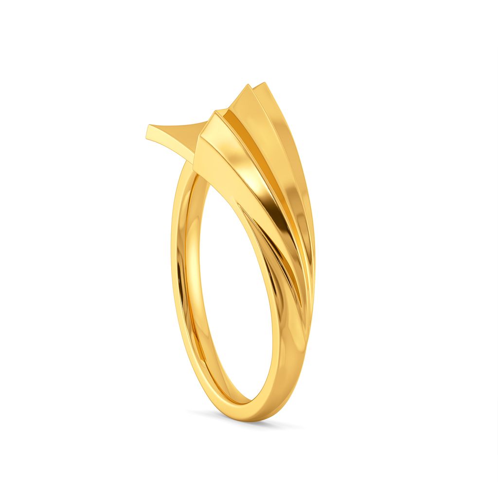 Too Fond to Frill Gold Rings image