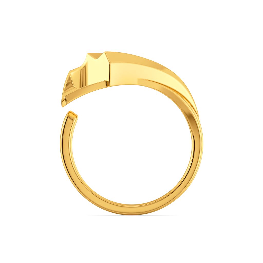 Too Fond to Frill Gold Rings image