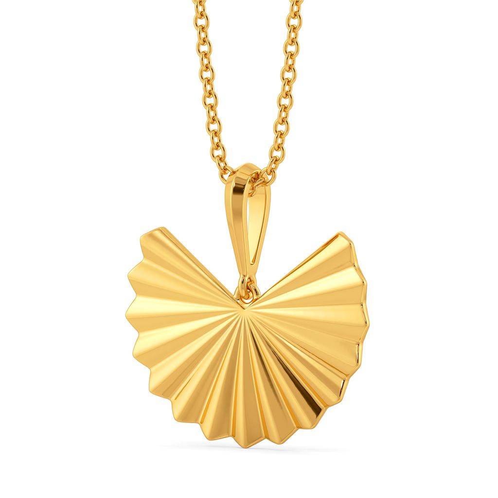 Wheel O Wrinkle Gold Pendants