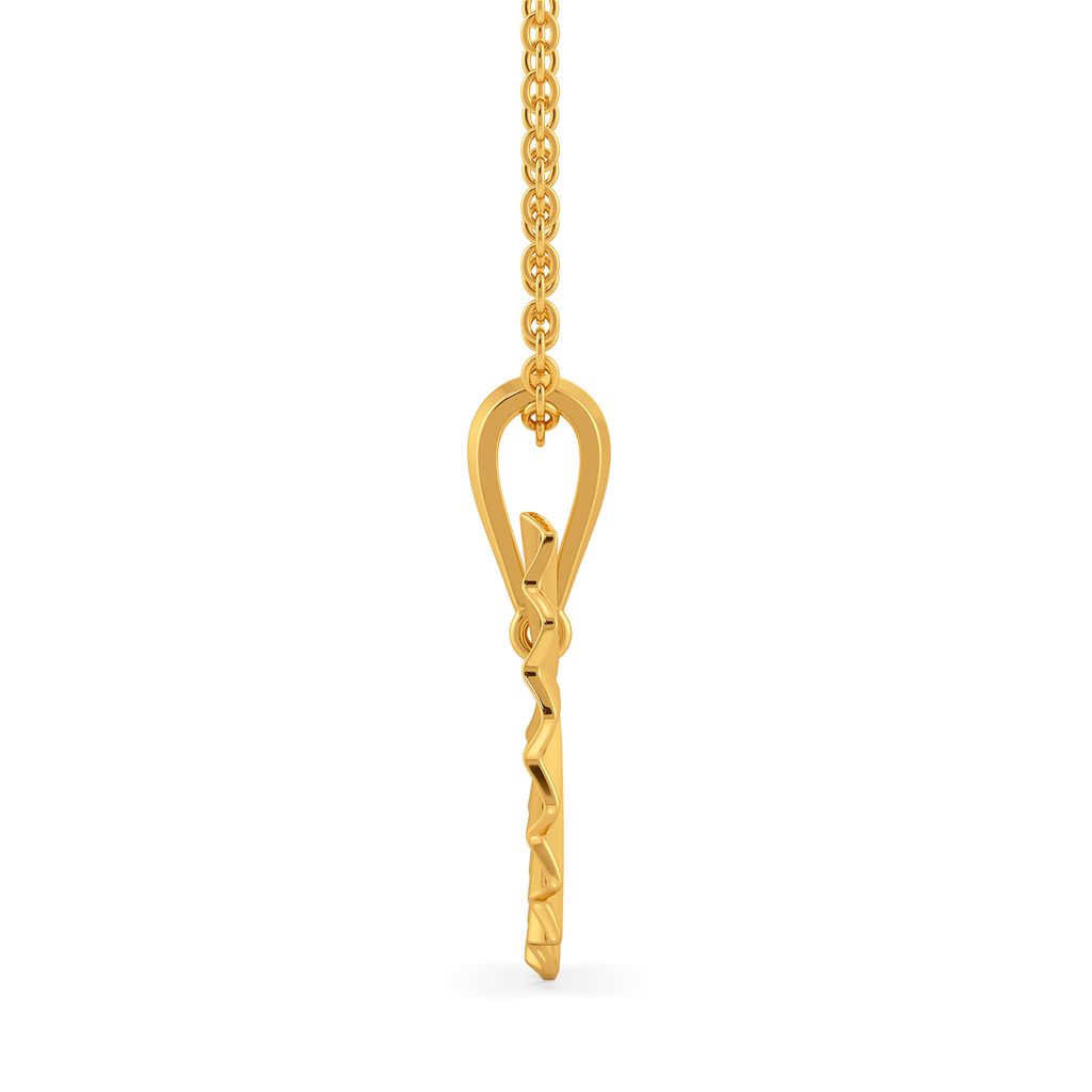 Wheel O Wrinkle Gold Pendants