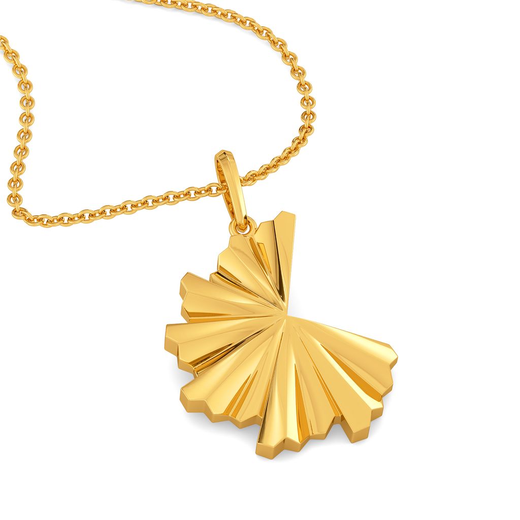 Frill to Party Gold Pendants