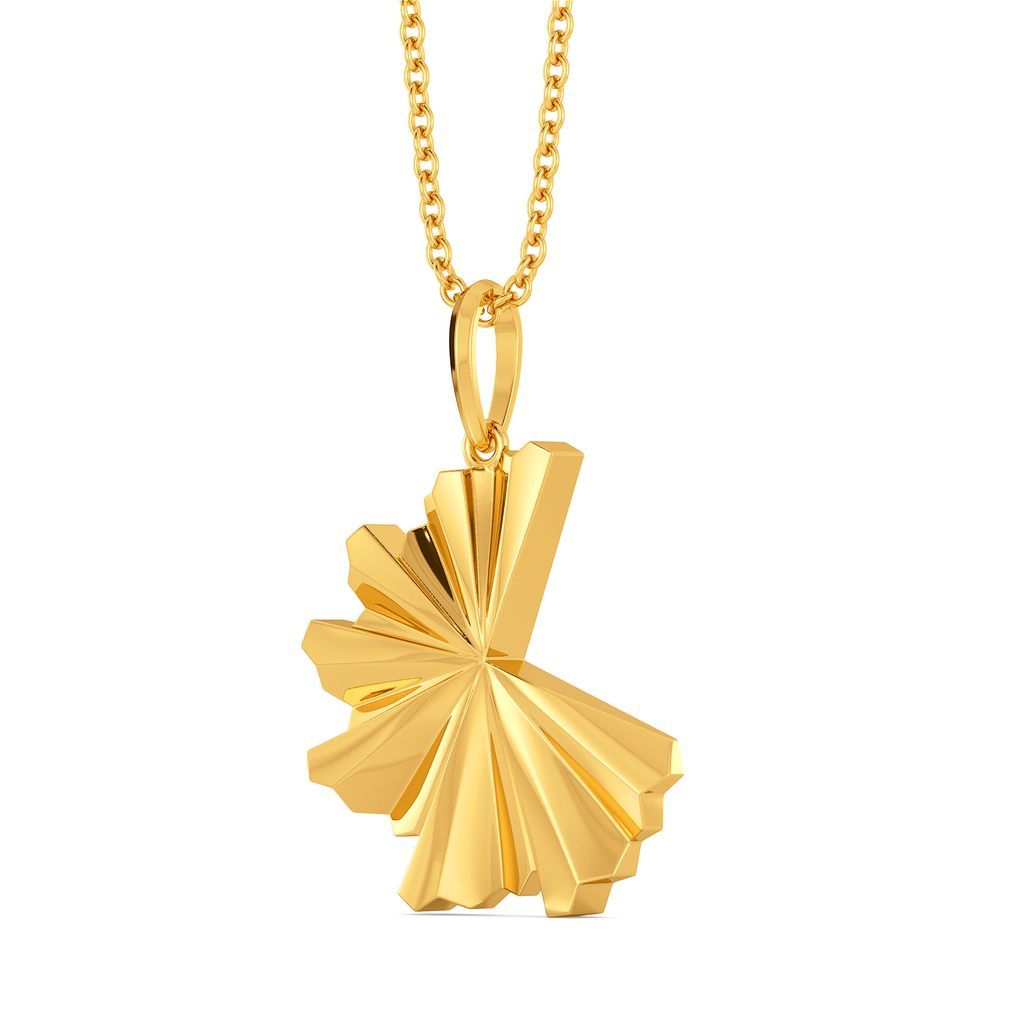 Frill to Party Gold Pendants