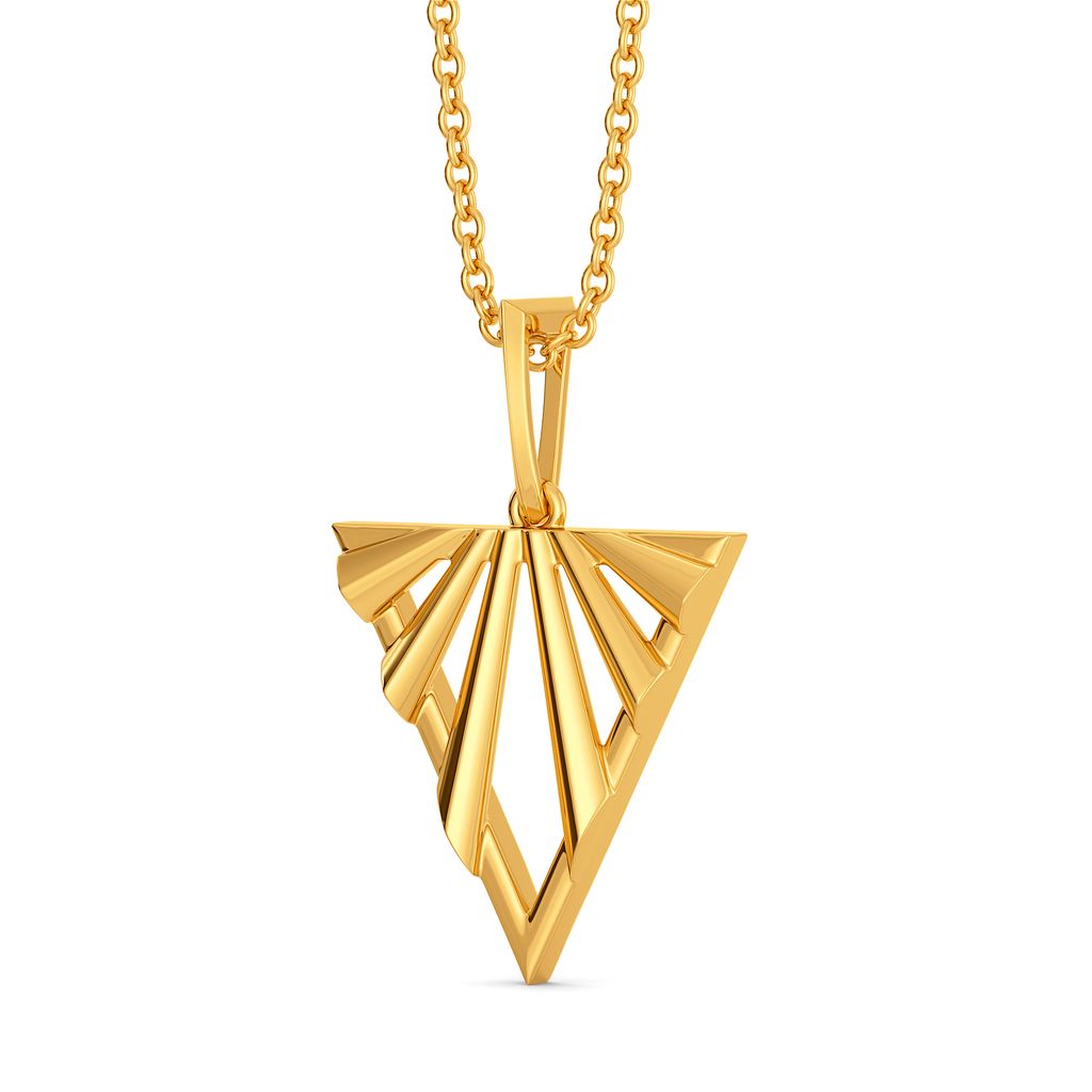 Layer O Frill Gold Pendants