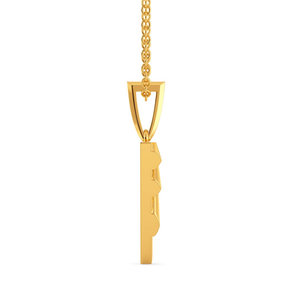 Layer O Frill Gold Pendants
