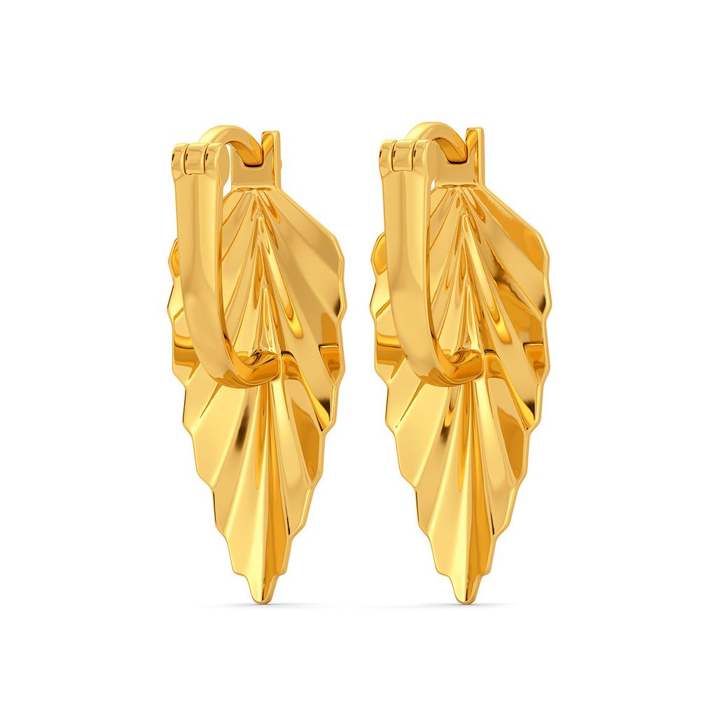 Flounce Fete Gold Earrings
