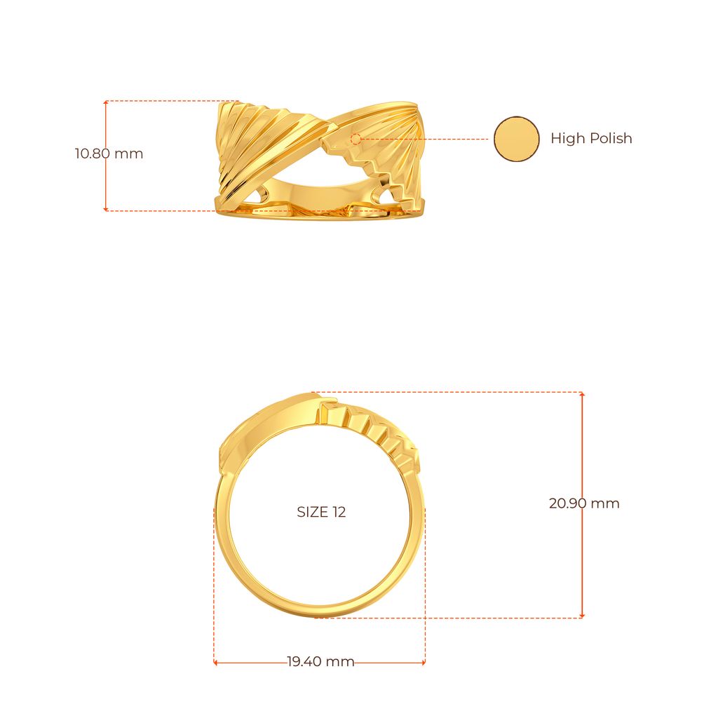 Frilly Affair Gold Rings image