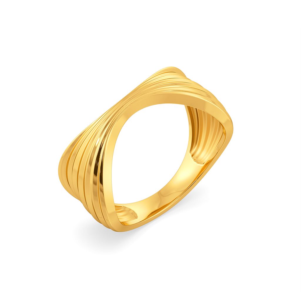 Flounce First Gold Rings
