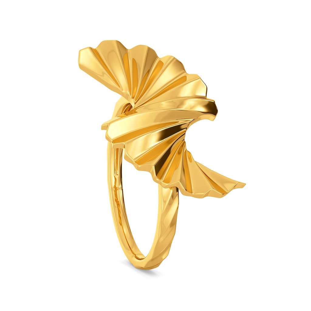 Swirl O Drama Gold Rings image
