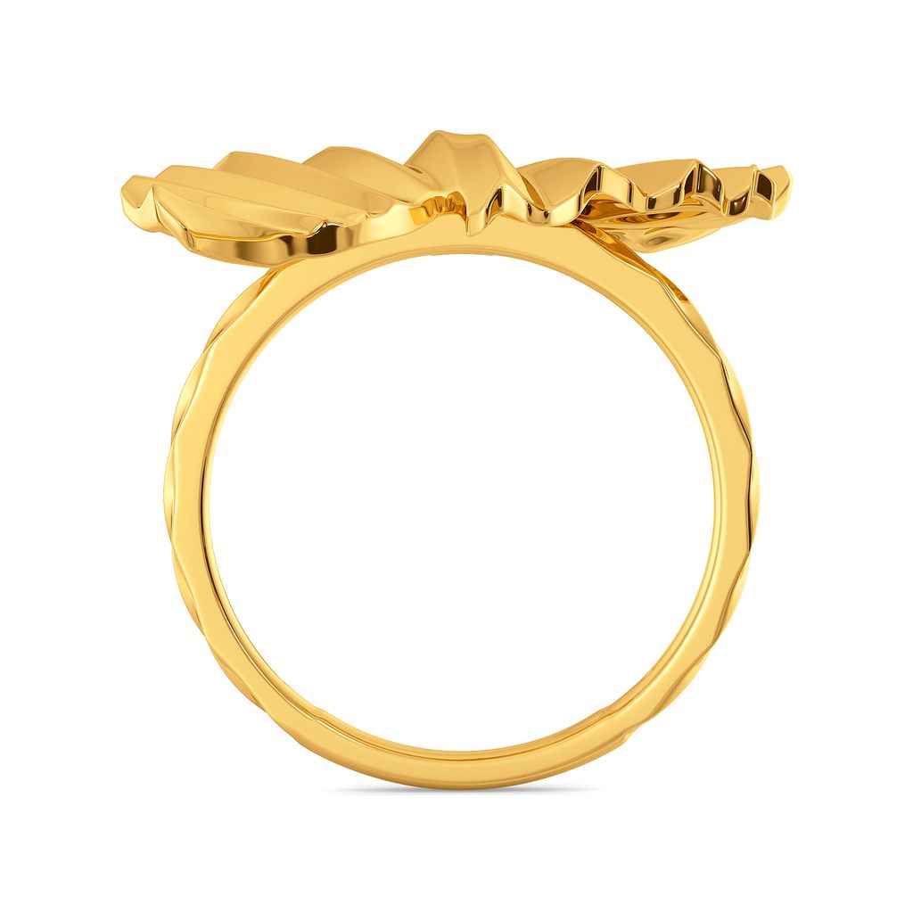 Swirl O Drama Gold Rings image