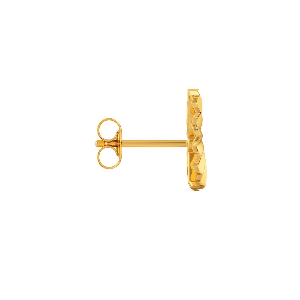 Swirl O Drama Gold Earrings