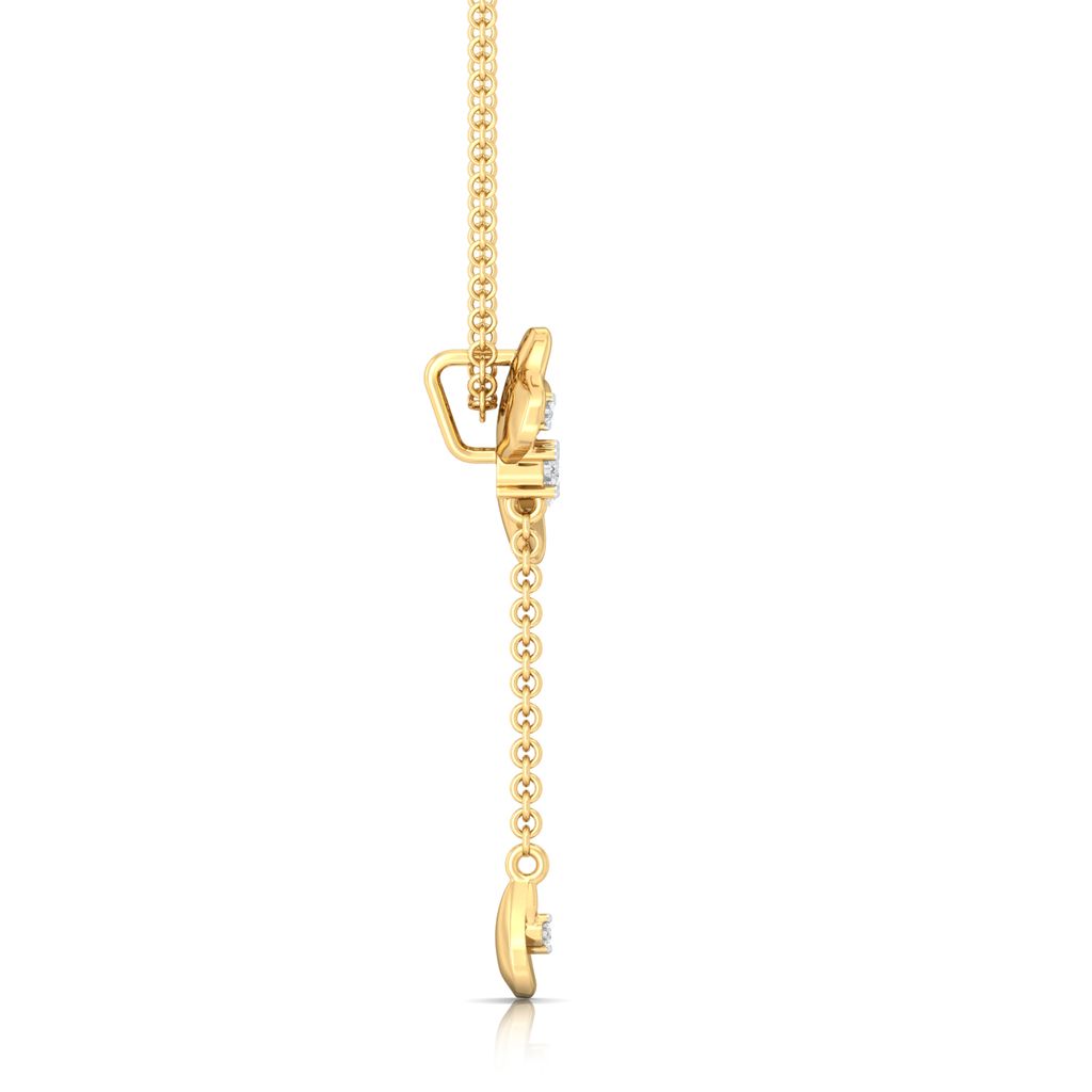 Fall Flowers Diamond Pendants