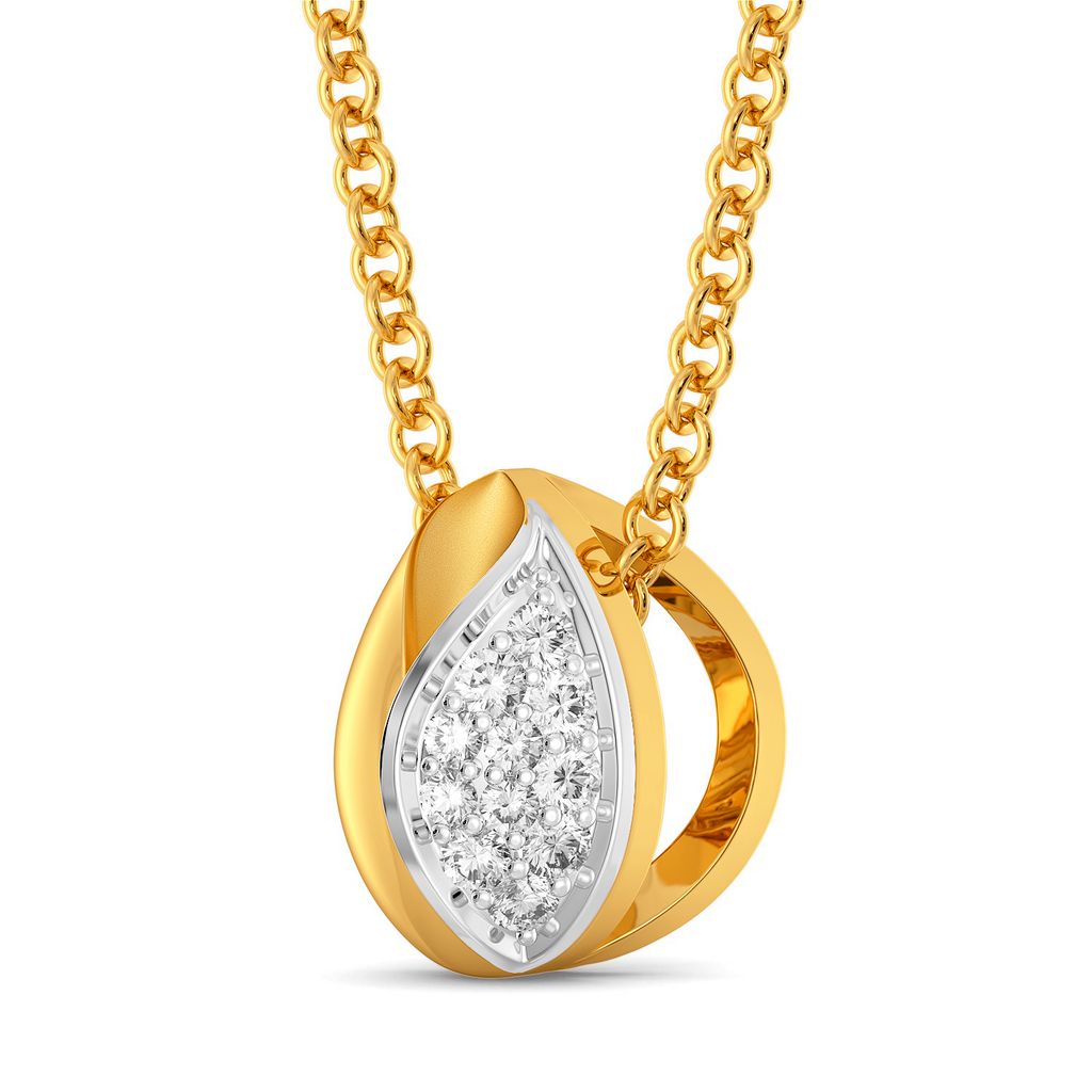 Shimmer Buds Diamond Pendants