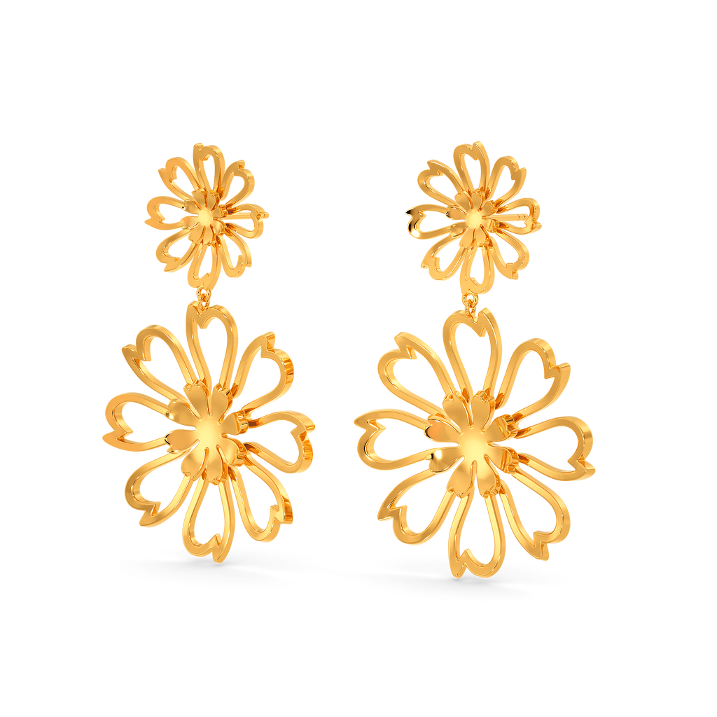 Lia Diva Gold Earrings