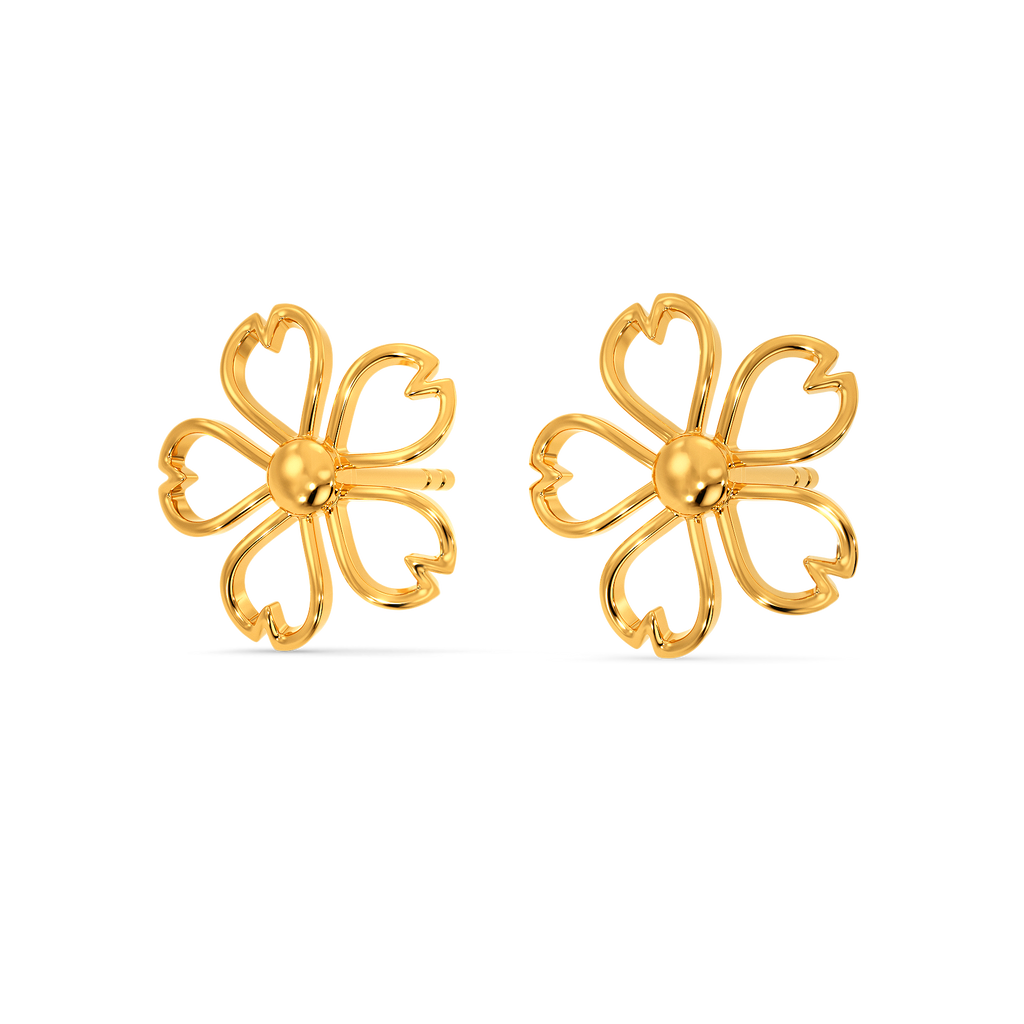 Clover Dream Gold Earrings