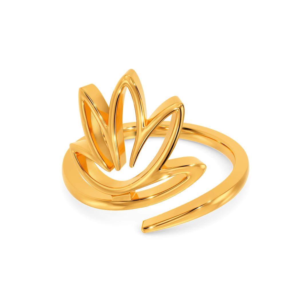 Lotus Of Joy Gold Rings alternate view 2