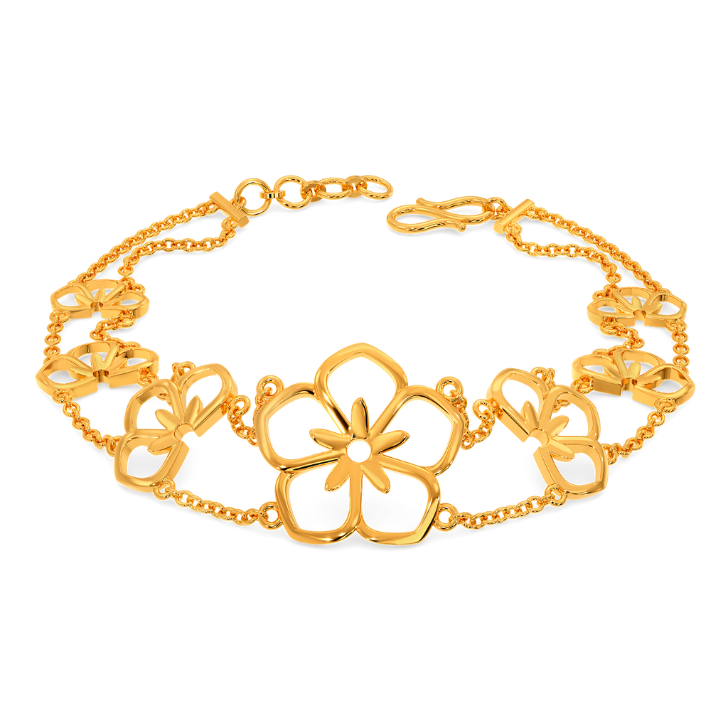 Hibiscus Dream Gold Bracelets