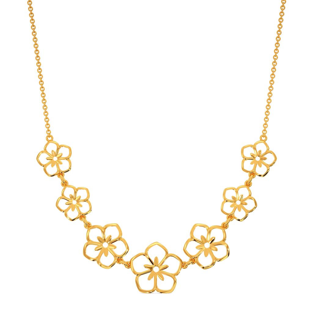 Hibiscus Dream Gold Necklaces