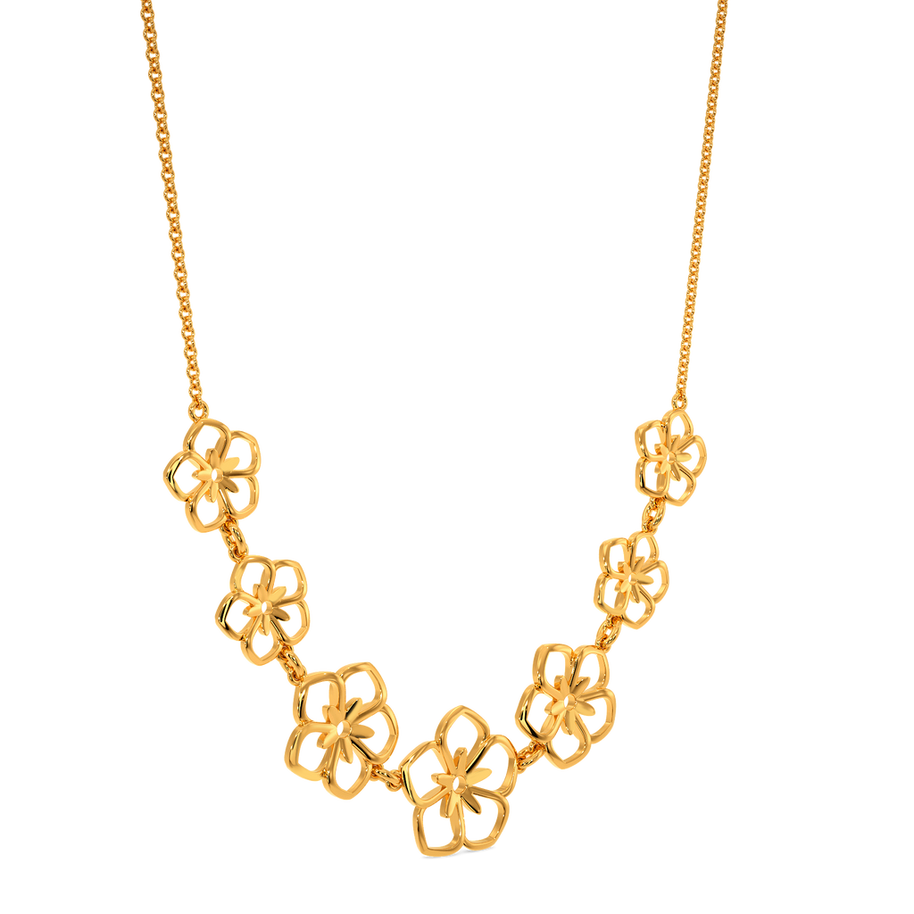 Hibiscus Dream Gold Necklaces