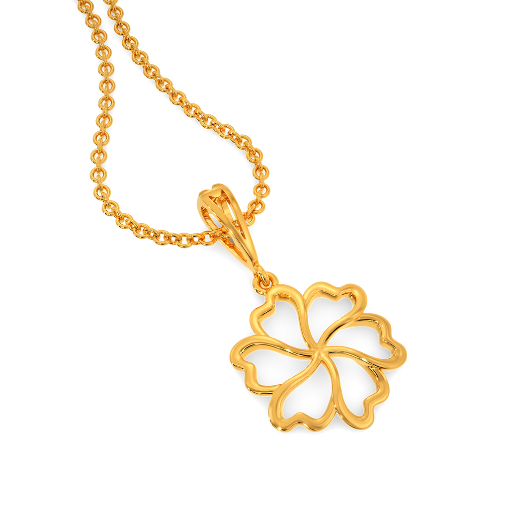 Vibin To Hibis Gold Pendants