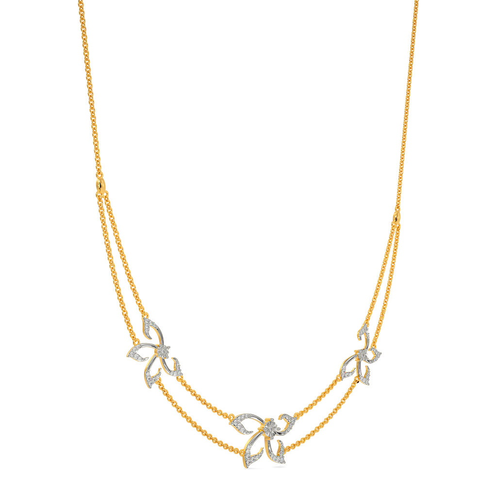 Sweet Like Jasmine Diamond Necklaces