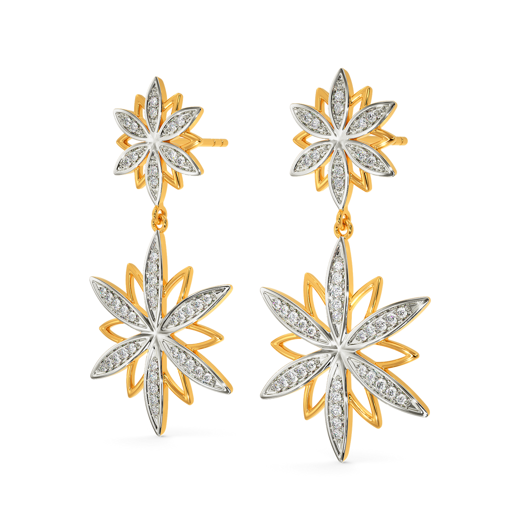 Jazzy Jasmine Diamond Earrings