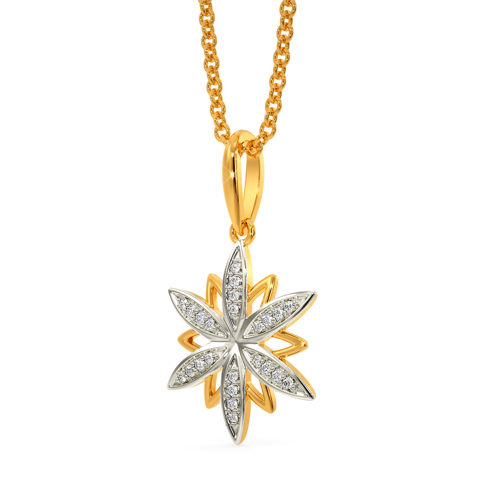 Jazzy Jasmine Diamond Pendants