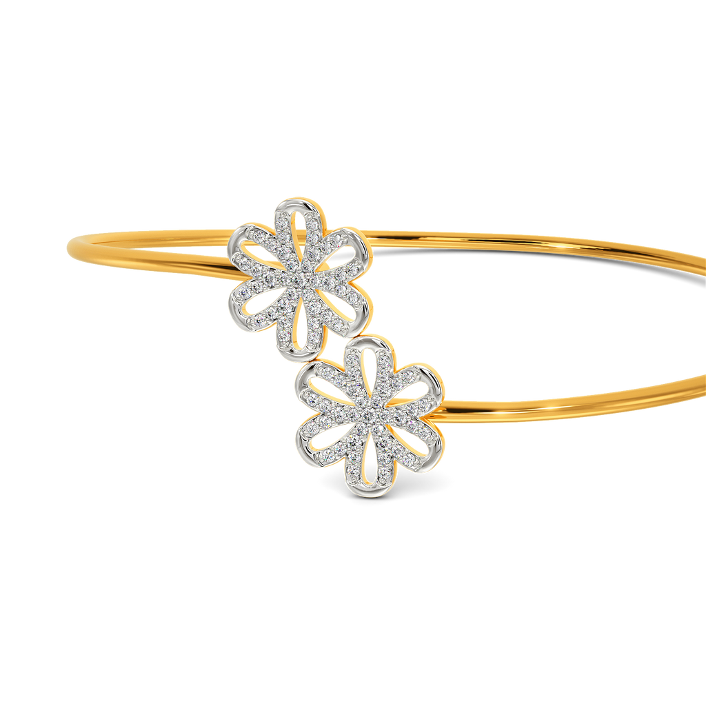 Hyacinth's Glory Diamond Bangles