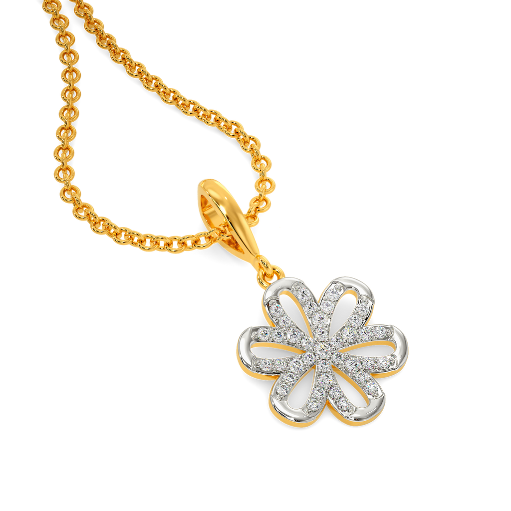 Hyacinth's Glory Diamond Pendants