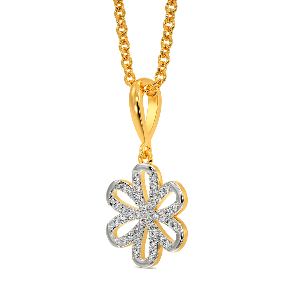 Hyacinth's Glory Diamond Pendants