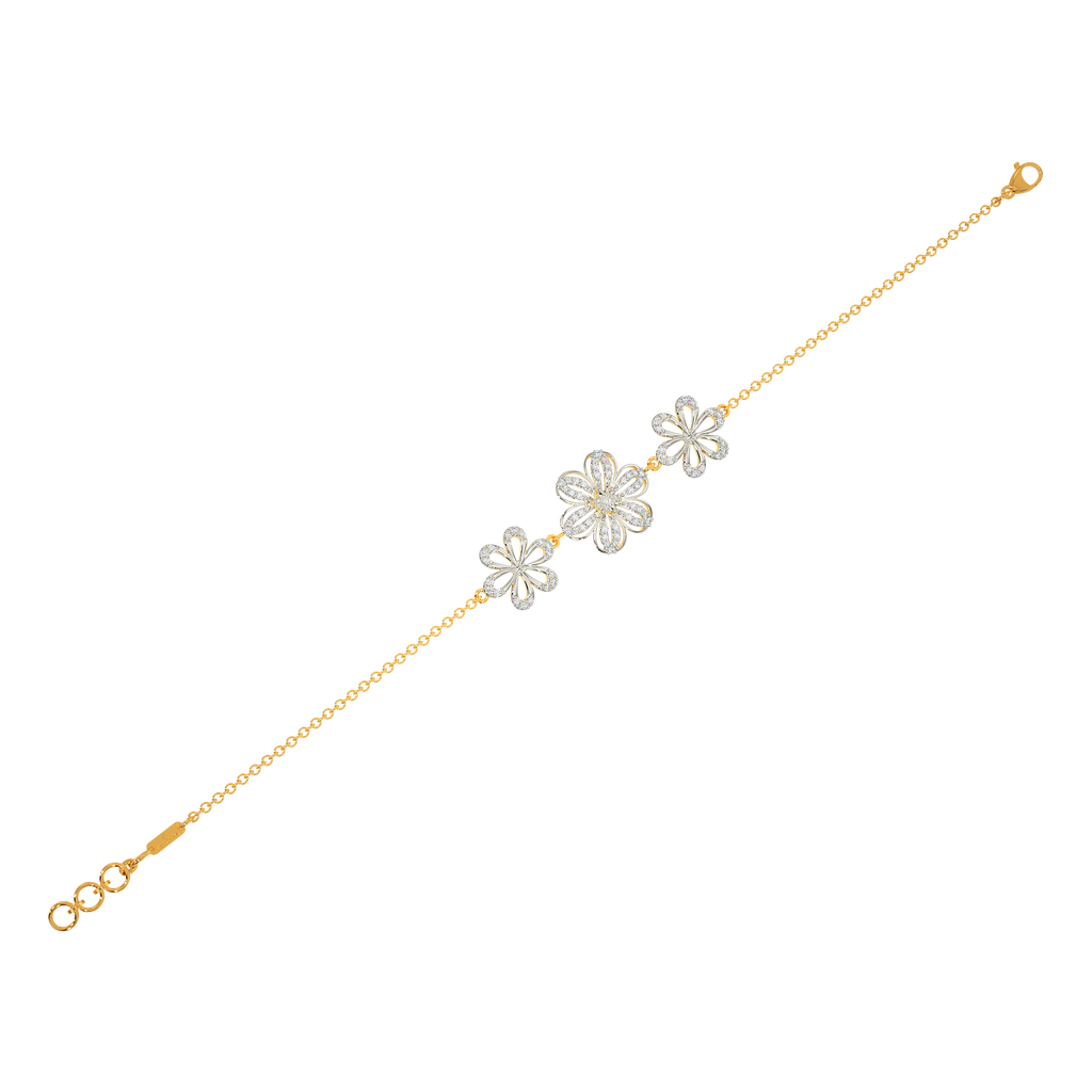 Dreamy Clematis Diamond Bracelets