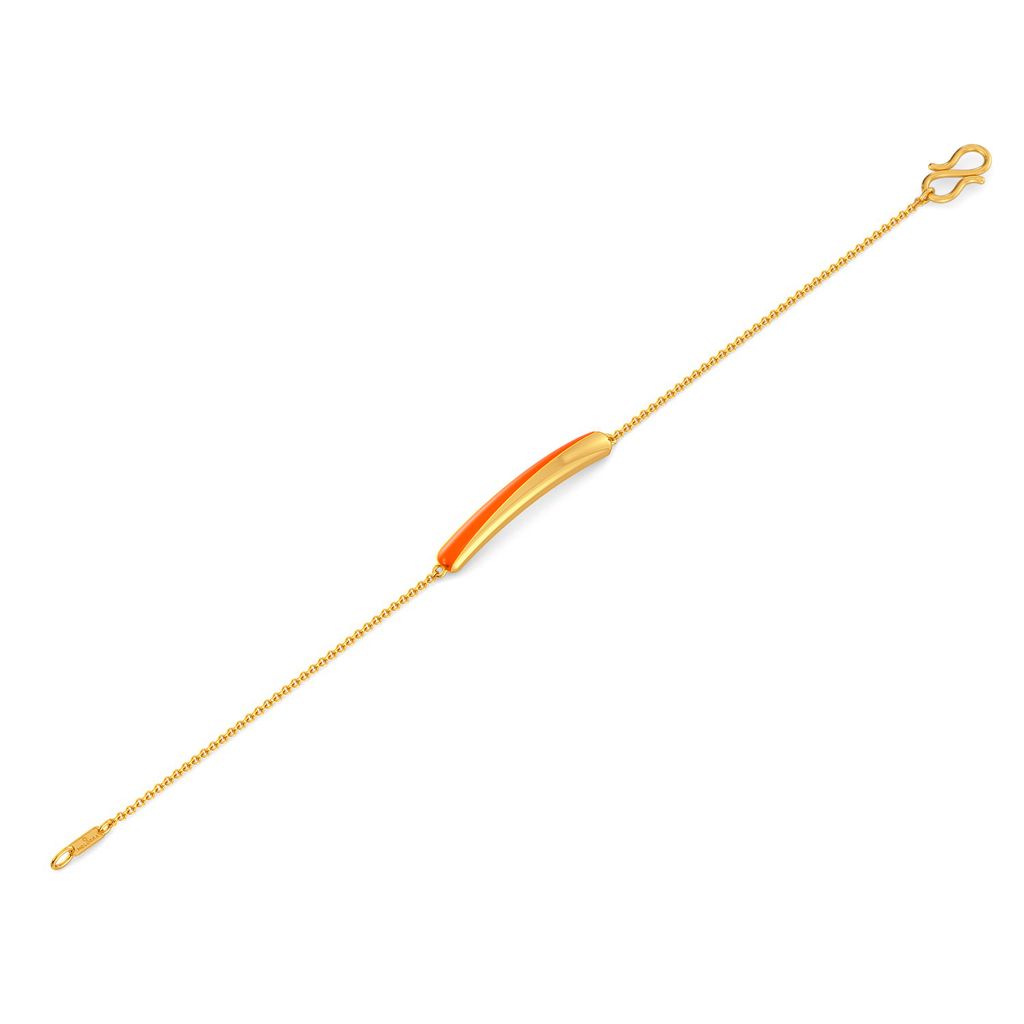 Tangerine String Gold Bracelets
