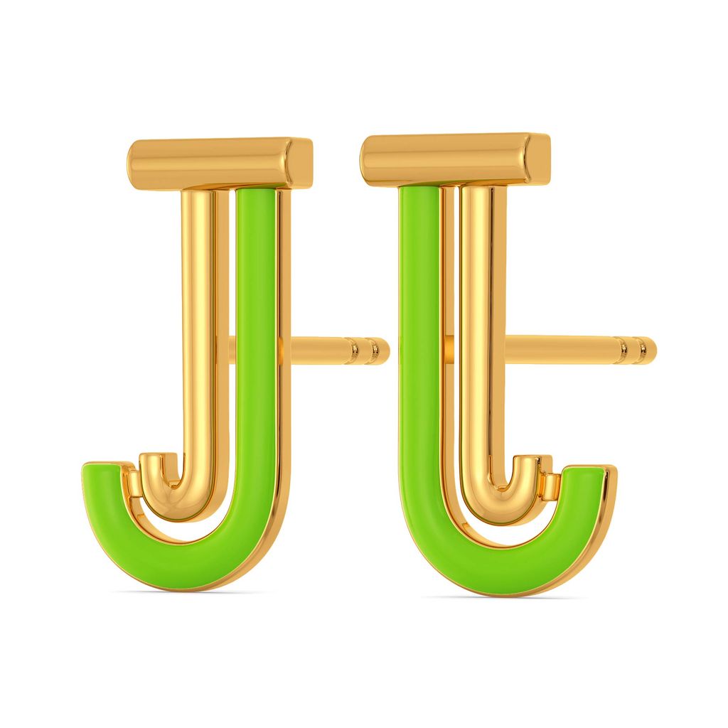Just in Jade Gold Earrings