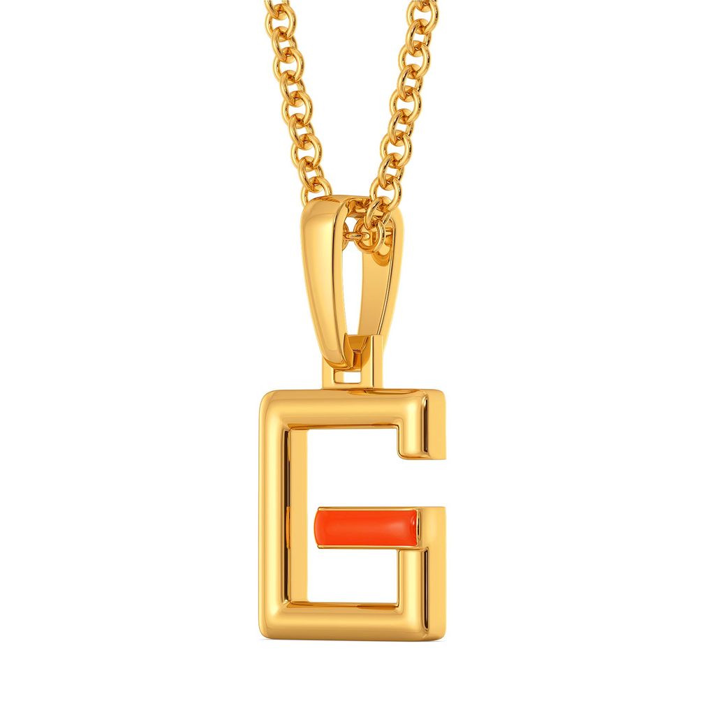 Glow Show Gold Pendants