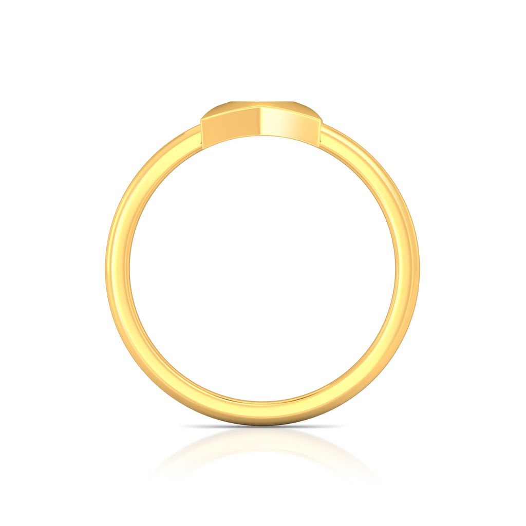 Star of Goth Gold Rings image