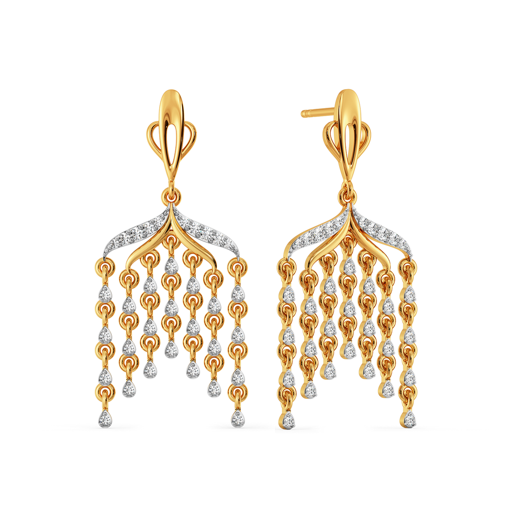 Fringe Pop Diamond Earrings