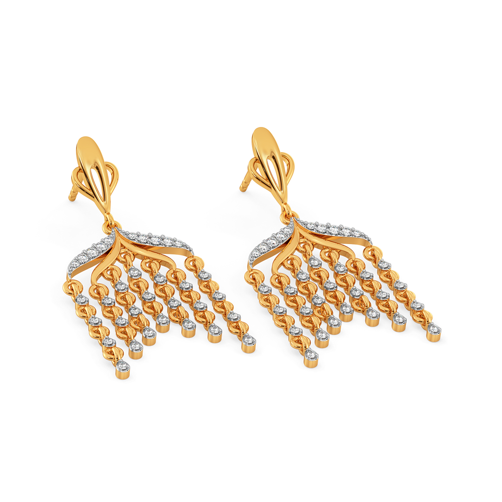 Fringe Pop Diamond Earrings