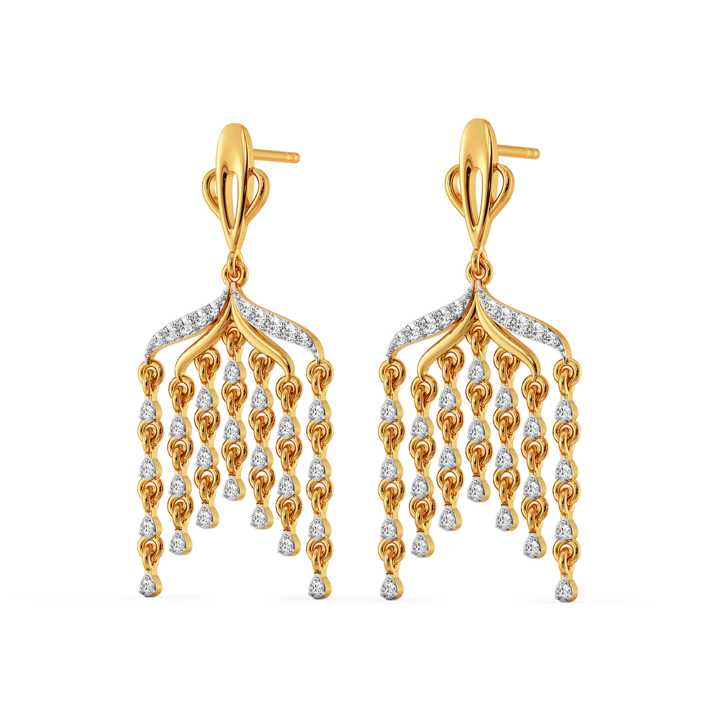Fringe Pop Diamond Earrings