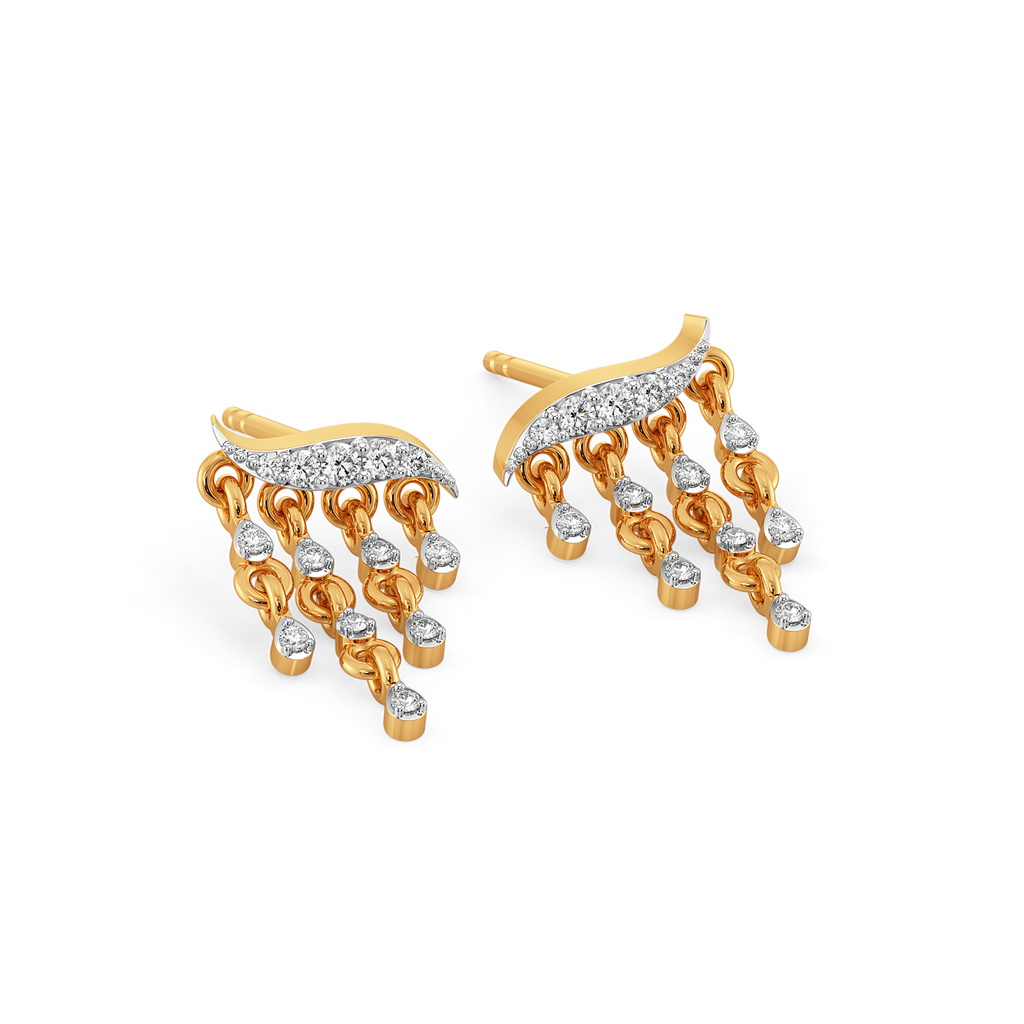 Fringe Pop Diamond Earrings