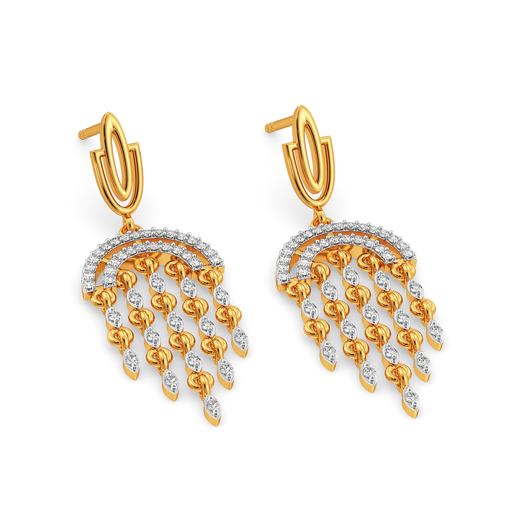 Fringe Perfect Diamond Earrings