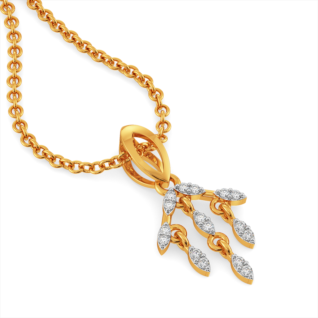Slay in Fringe Diamond Pendants