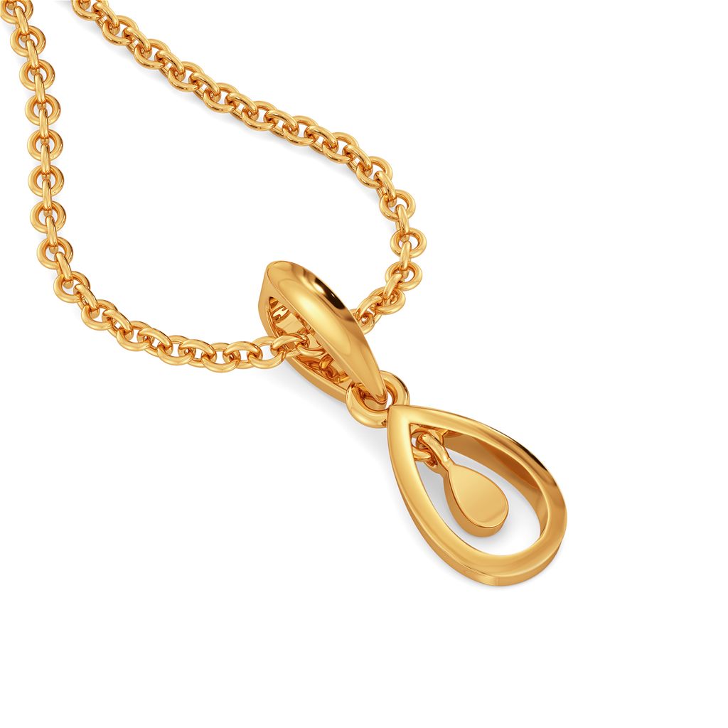 Fringe Fashion Gold Pendants