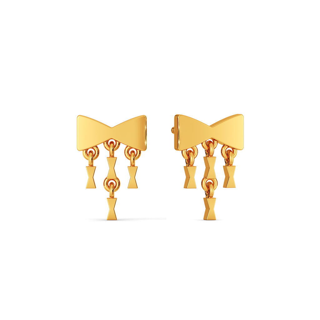 Fringe Fashion Gold Earrings