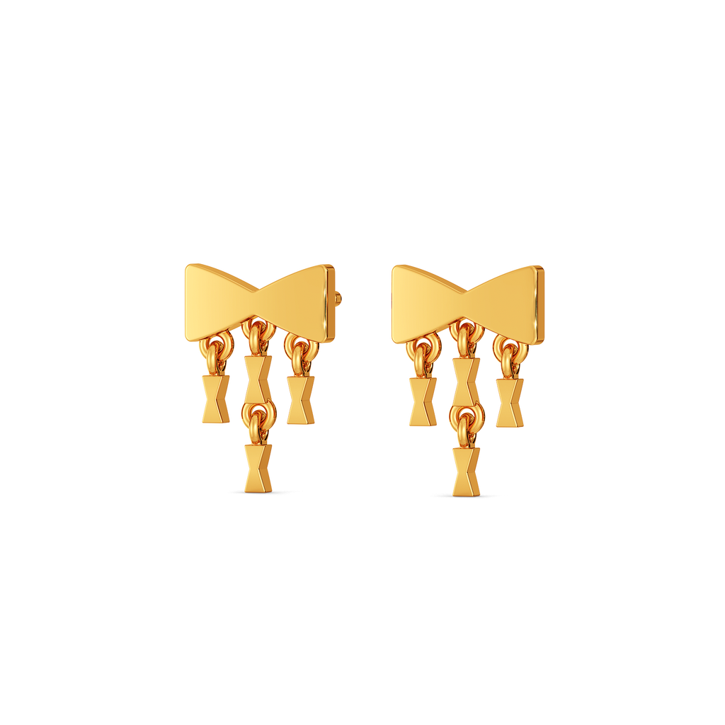 Fringe Fashion Gold Earrings