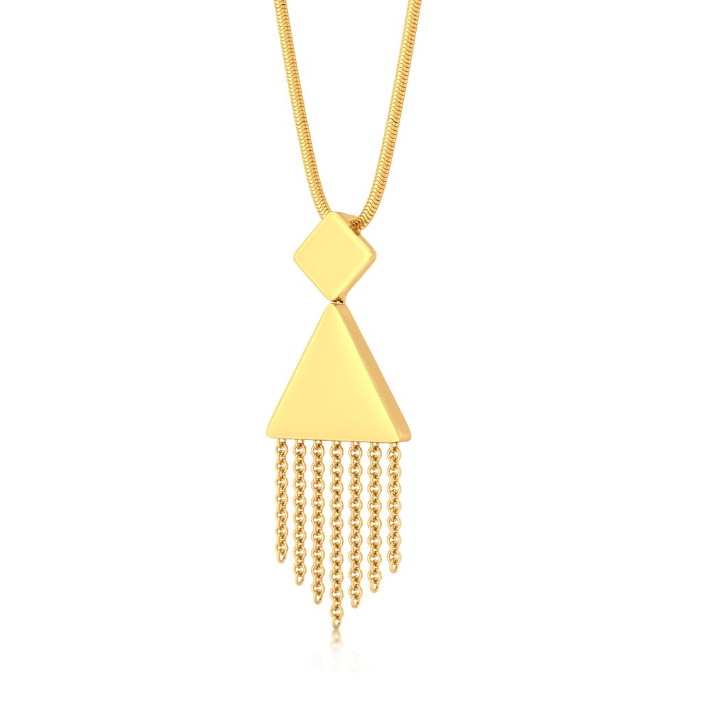 Fringe Swing Gold Pendants