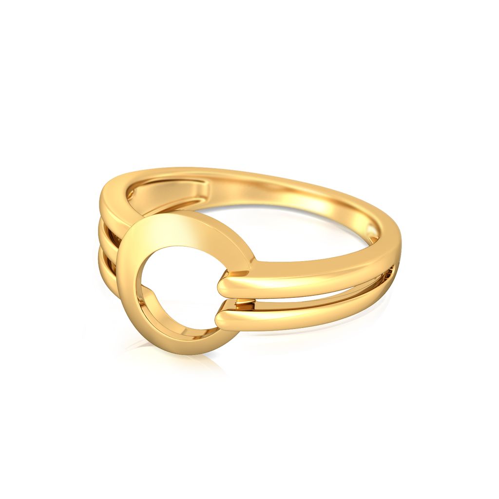 Fringe Tease Gold Rings image