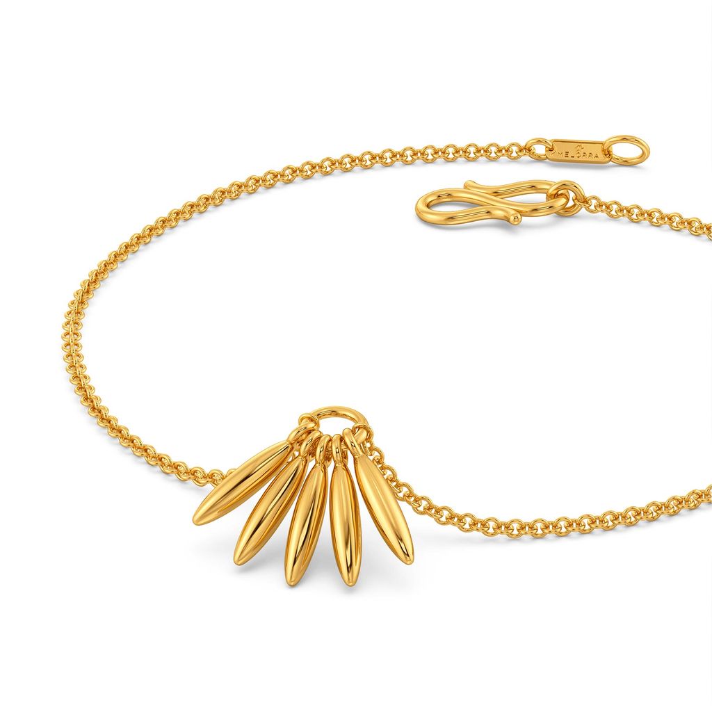 Fringe frenzy Gold Bracelets