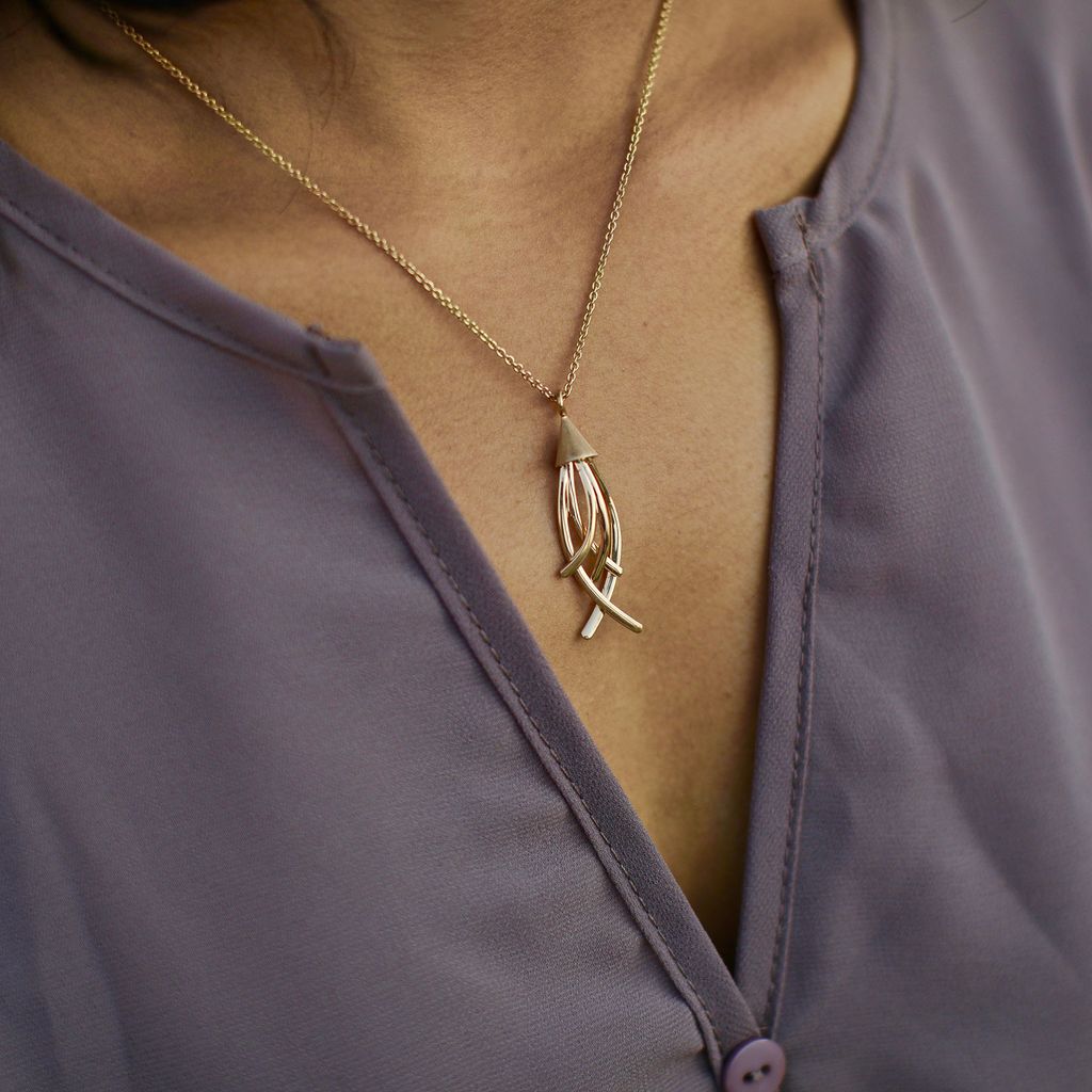 Tassel Dazzle Gold Necklaces