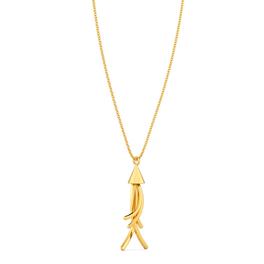 Tassel Dazzle Gold Necklaces