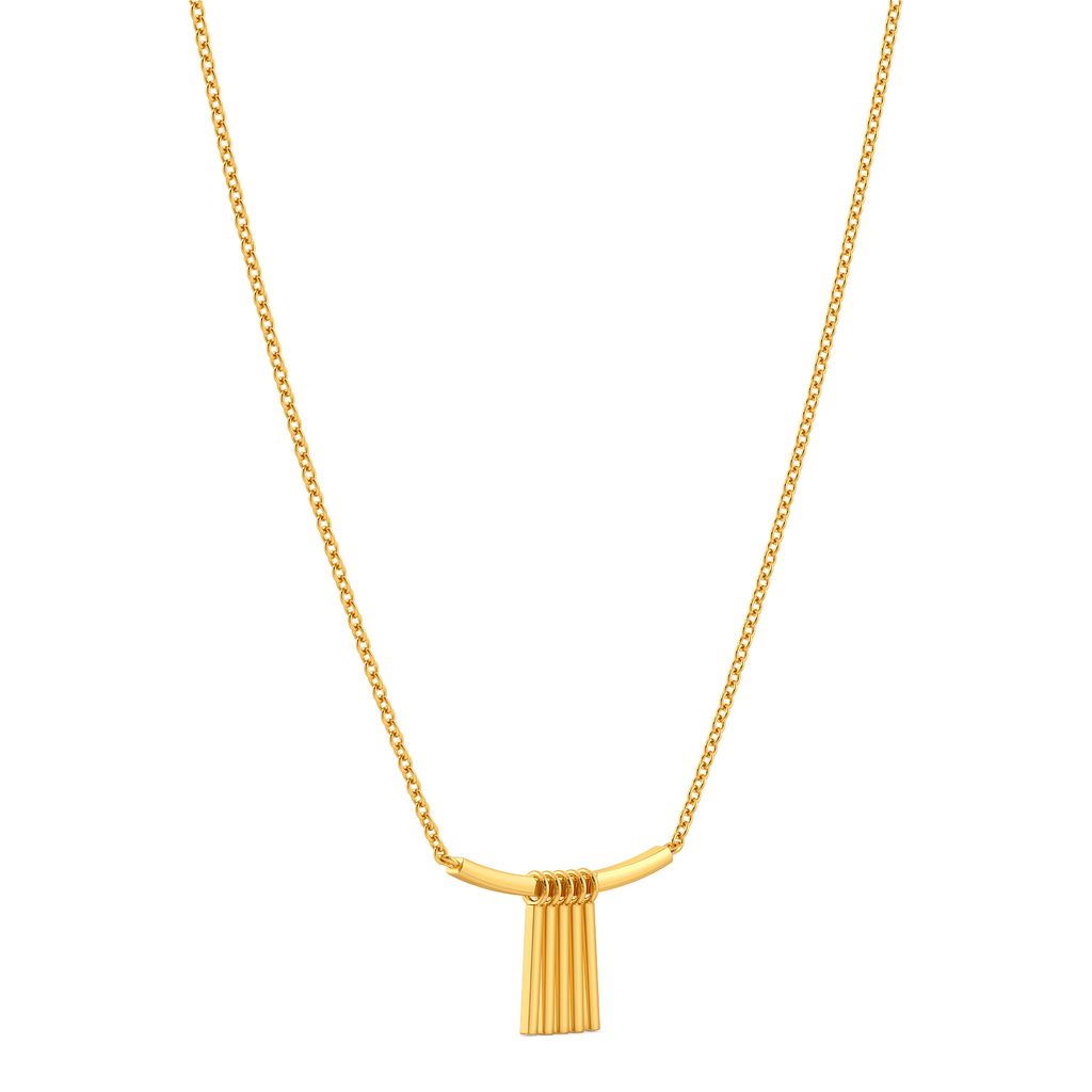 Flaunt the Fringe Gold Necklaces