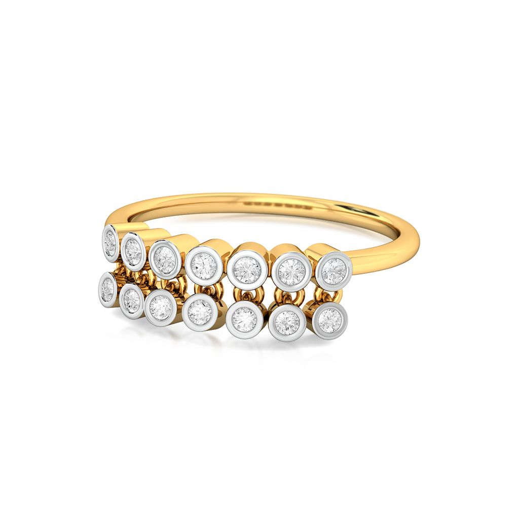 Looped Fringe Diamond Rings alternate view 3